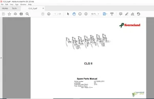 Kverneland CLG II Spare Parts Manual - PDF DOWNLOAD