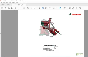 Kverneland DA-X Ersatzteil-Handbuch - PDF DOWNLOAD