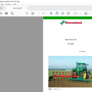 Kverneland Ecomat Spare Parts List Manual - PDF DOWNLOAD