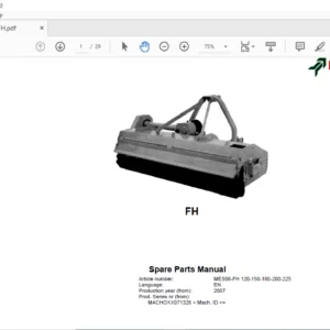 Kverneland FH Spare Parts Manual - PDF DOWNLOAD
