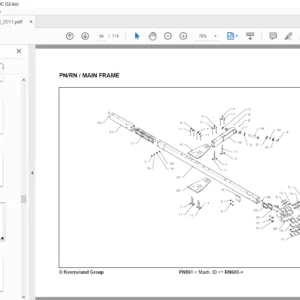 Kverneland PN RN Spare Parts Manual - PDF DOWNLOAD