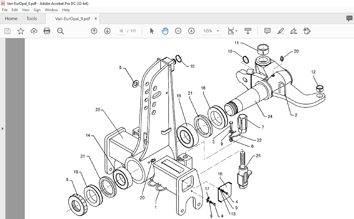 LEMKEN Vari-EurOpal 9 Parts list Manual - PDF DOWNLOAD - Image 3
