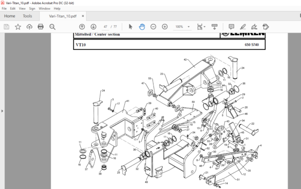 LEMKEN Vari-Titan 10 Parts list Manual - PDF DOWNLOAD - HeyDownloads ...