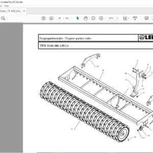 LEMKEN Zirkon 10/600 KA Parts list Manual - PDF DOWNLOAD