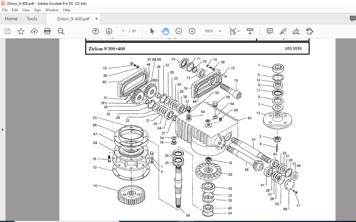 LEMKEN Zirkon 9/400 Parts list Manual - PDF DOWNLOAD - HeyDownloads ...