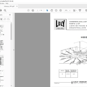 Lely Hibiscus 461 Parts List Manual - PDF DOWNLOAD