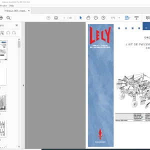 Lely Hibiscus 805 Parts List Manual - PDF DOWNLOAD