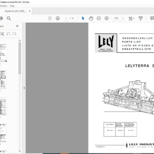 Lely LelyTerra 300 - 55C Parts List Manual - PDF DOWNLOAD