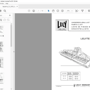 Lely LelyTerra - 55 500 / 600 Parts List Manual - PDF DOWNLOAD