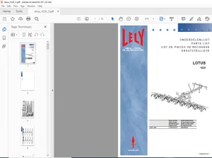 Lely Lotus 1020 Parts List Manual - PDF DOWNLOAD