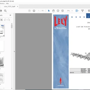 Lely Lotus 1020 Parts List Manual - PDF DOWNLOAD