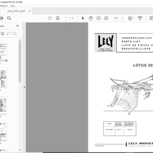 Lely Lotus 300 Combi Parts List Manual  - PDF DOWNLOAD