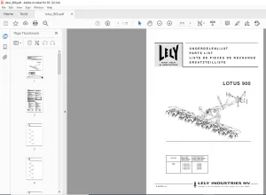 Lely Lotus 900 Parts List Manual - PDF DOWNLOAD