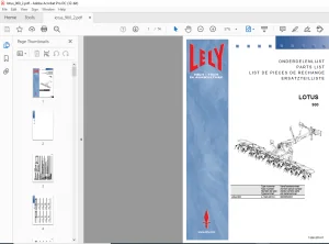 Lely Lotus 900 Parts List Manual - PDF DOWNLOAD
