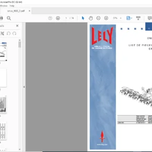 Lely Lotus 900 Parts List Manual - PDF DOWNLOAD