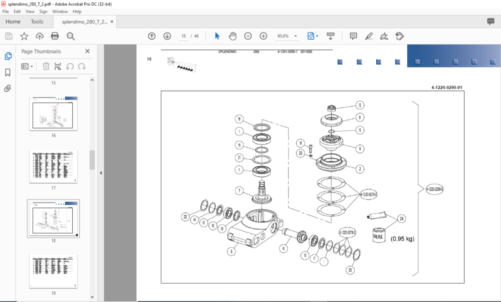 Lely Splendimo 280 T Parts List Manual - PDF DOWNLOAD - HeyDownloads ...