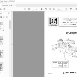 Lely Splendimo 320 FC Parts List Manual - PDF DOWNLOAD