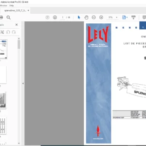 Lely Splendimo 320 T Parts List Manual -PDF DOWNLOAD