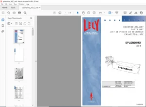 Lely Splendimo 360 T Parts List Manual - PDF DOWNLOAD