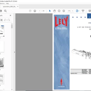Lely Splendimo 900 M Parts List Manual - PDF DOWNLOAD