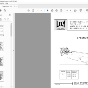 Lely splendimo 320 T Parts List Manual - PDF DOWNLOAD