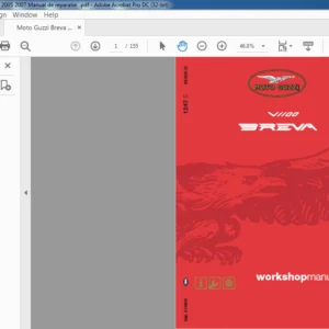 Moto Guzzi Breva 1100 Workshop Manual - PDF DOWNLOAD