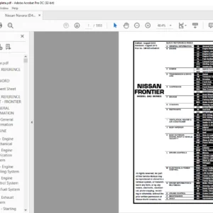 Nissan Navara D40 Complete Service Manual - PDF DOWNLOAD