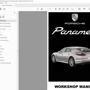 Porsche Panamera 970 Workshop Manual - PDF DOWNLOAD