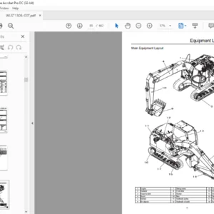 Sumitomo SH130-5 Hydraulic Excavator Service Text Manual WLST1305-00T - PDF DOWNLOAD