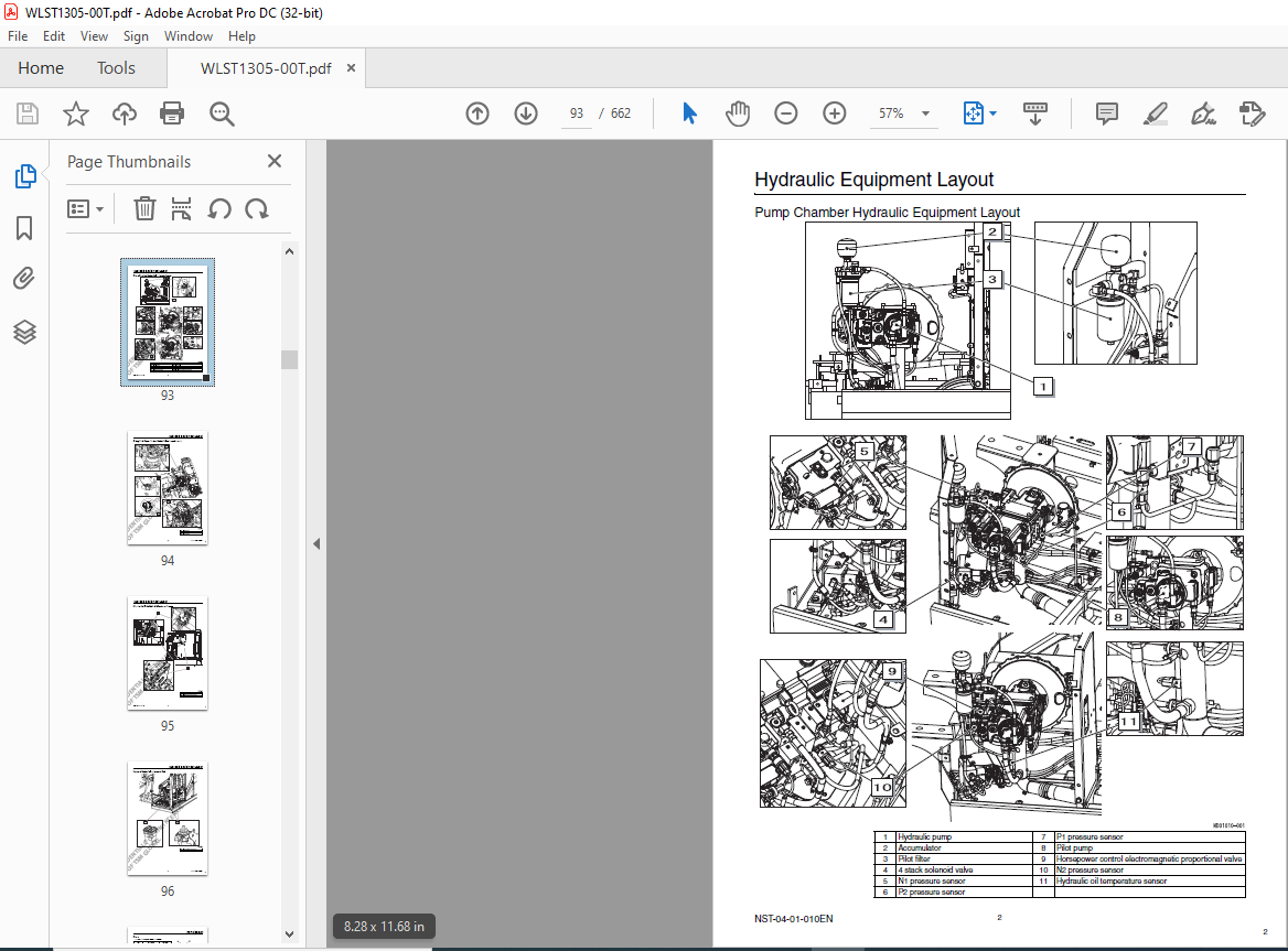 Sumitomo SH130-5 Hydraulic Excavator Service Text Manual WLST1305-00T ...