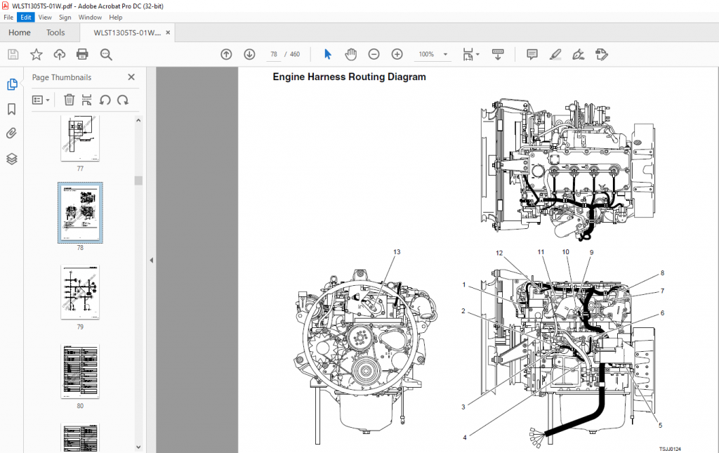 Sumitomo Sh130-5 Hydraulic Excavator Troubleshooting Manual -pdf 