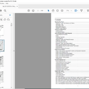 Sumitomo SH130-5 Hydraulic Excavator Troubleshooting Manual -PDF DOWNLOAD