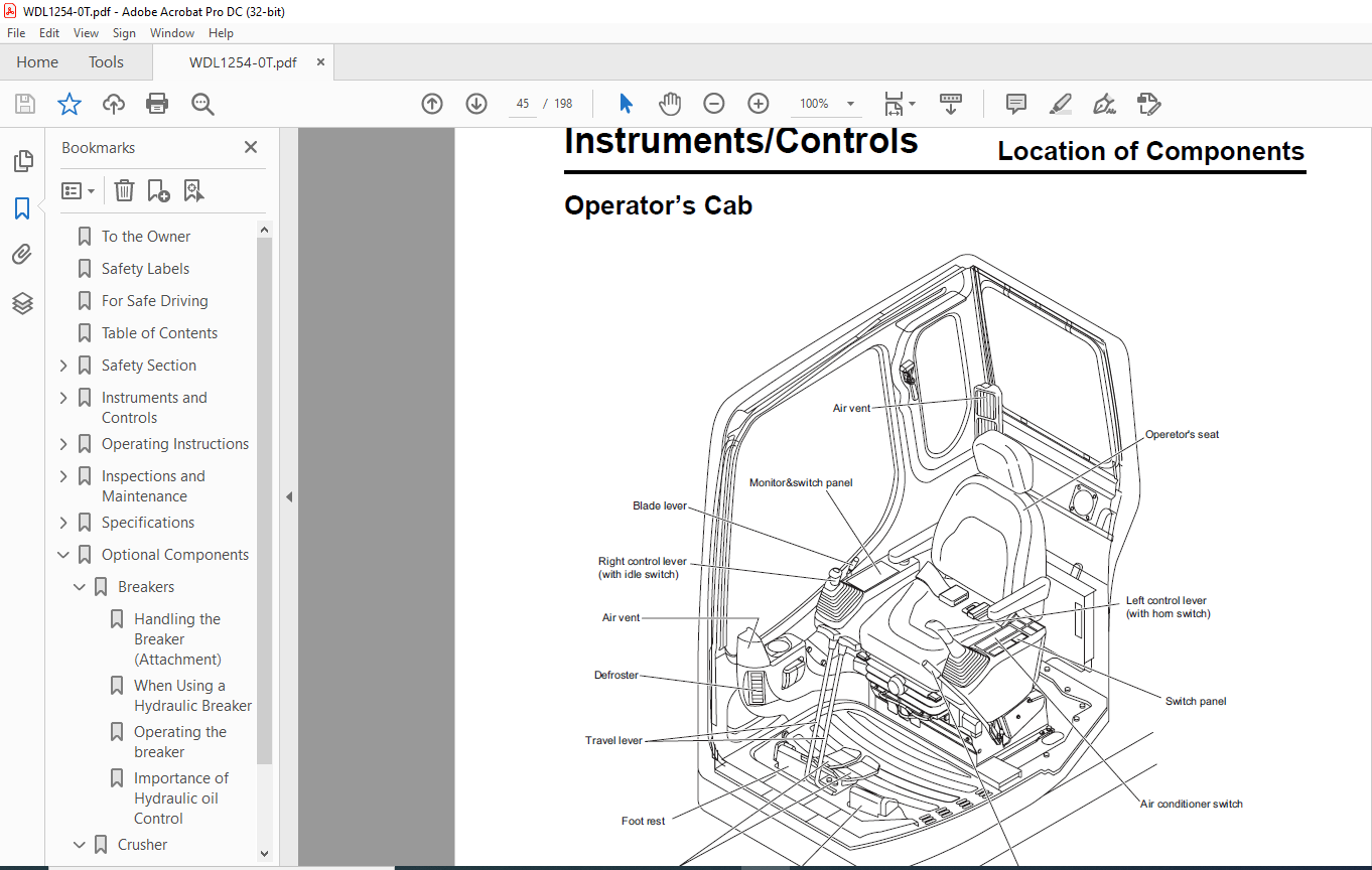 Sumitomo SH135X-3B Hydraulic Excavator Operator's Manual - PDF DOWNLOAD ...