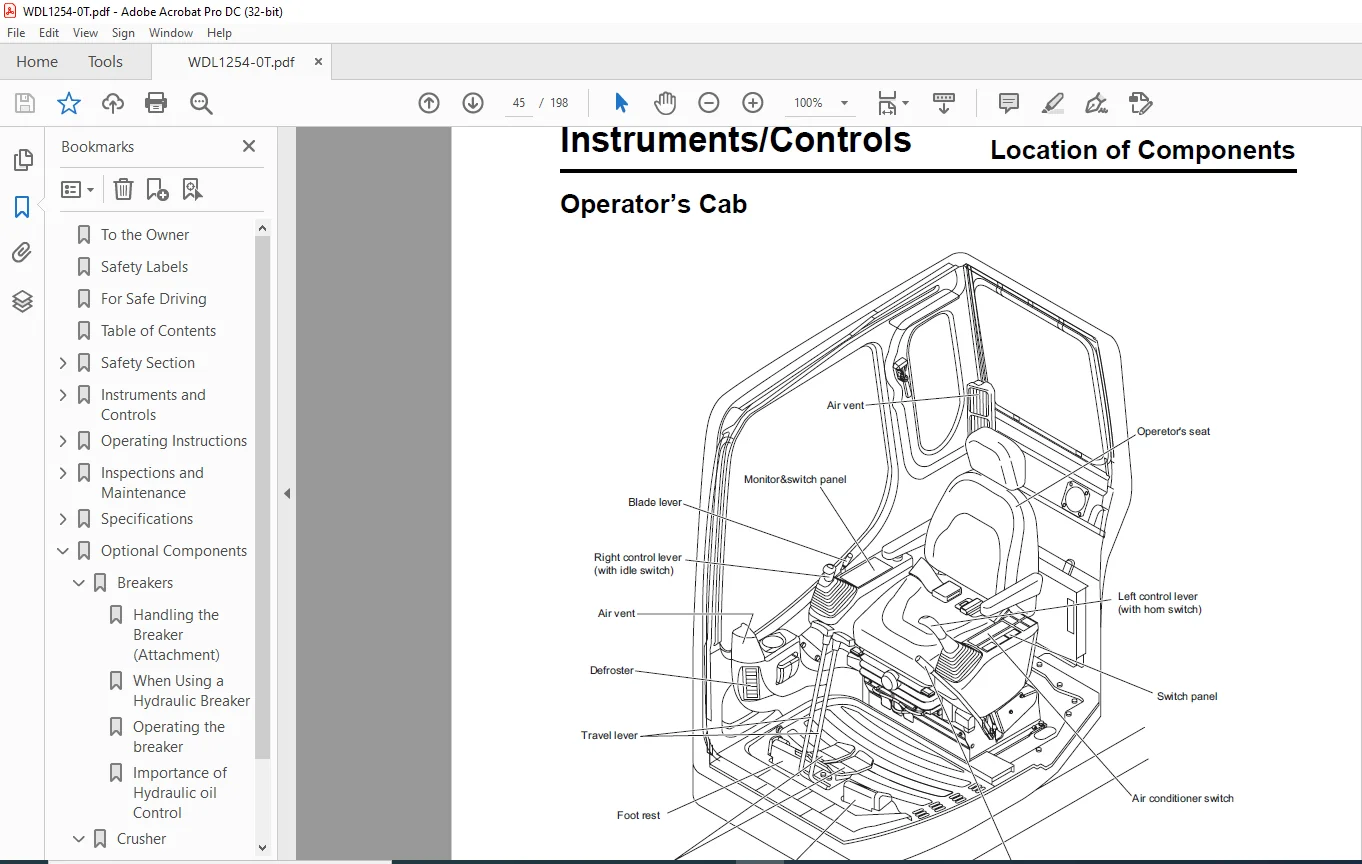 Sumitomo SH135X-3B Hydraulic Excavator Operator's Manual - PDF DOWNLOAD - Image 4