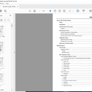 Sumitomo SH135X-3B Hydraulic Excavator Shop Manual - PDF DOWNLOAD