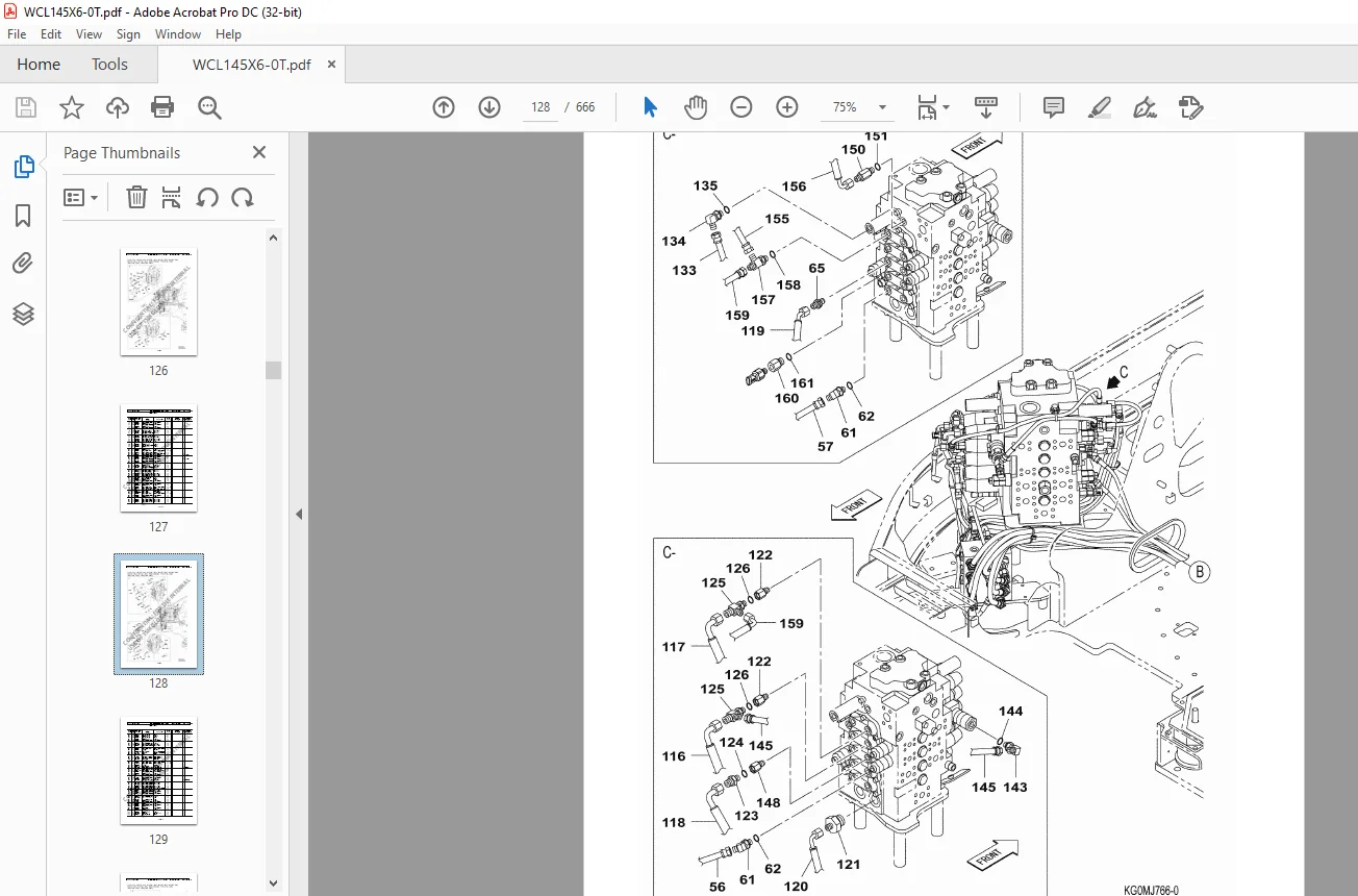 Sumitomo SH145X-6 Hydraulic Excavator Parts Manual WCL145X6-0T - PDF DOWNLOAD - Image 2