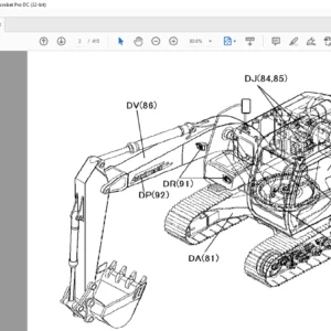 Sumitomo SH160-3 Hydraulic Excavator Inner Parts Manual + Parts Manual - PDF DOWNLOAD