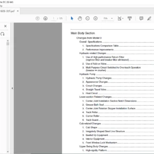 Sumitomo SH160-5 Hydraulic Excavator Service Text Manual - PDF DOWNLOAD