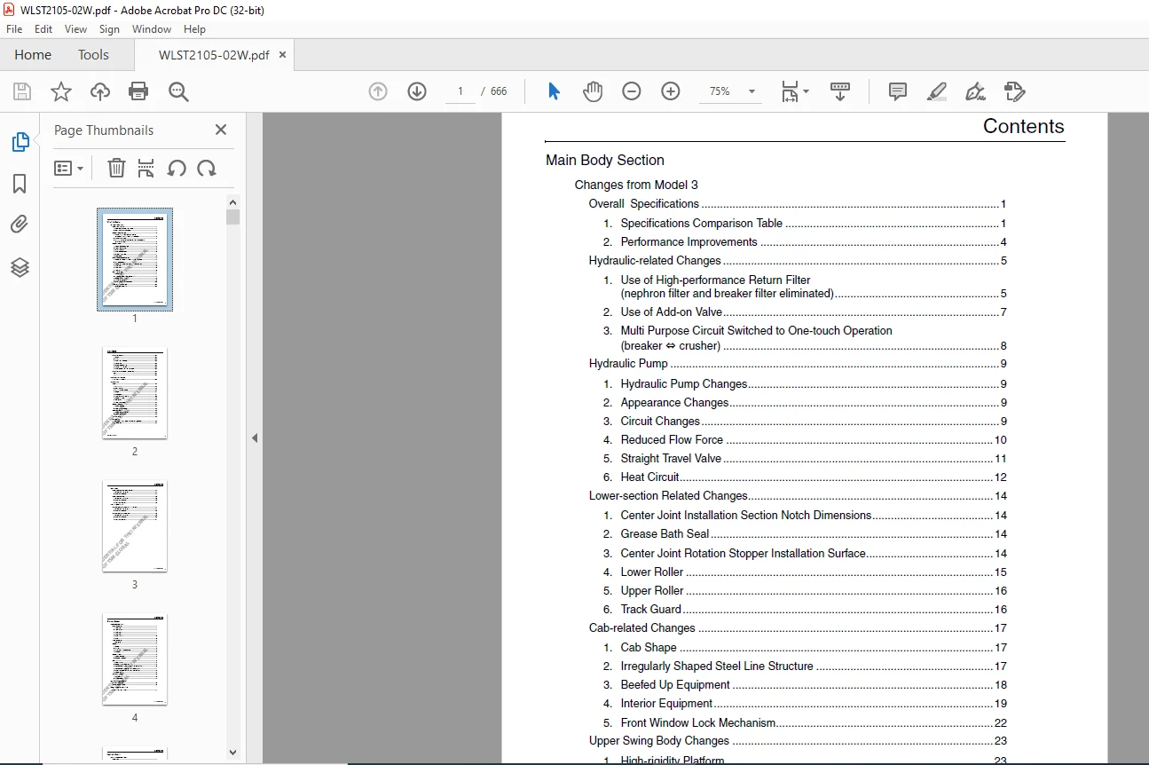 Sumitomo SH210LC-5 SH210LC-5LR Excavator Service Text Manual WLST2105-02W - PDF DOWNLOAD - Image 2