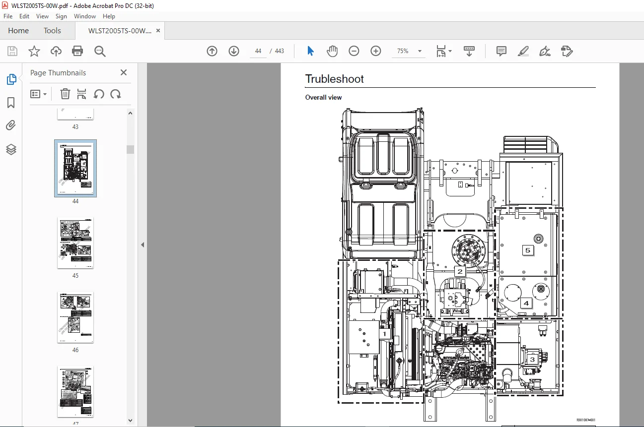 Sumitomo SH210LC-5 SH210LC-5LR Excavator Troubleshooting Manual WLST2005TS-00W - PDF DOWNLOAD - Image 3