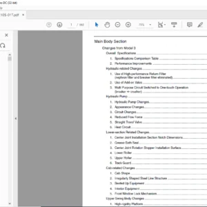 Sumitomo SH210LC-5 SH250-5 Excavator Service Text Manual WLST2105-01T - PDF DOWNLOAD