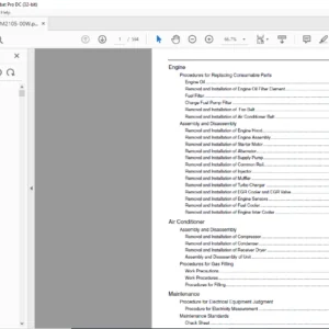 Sumitomo SH210LC-5 SH250-5 Excavator Shop Manual WLSM2105-00W - PDF DOWNLOAD