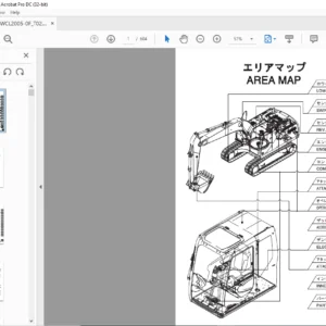 Sumitomo SH210LC-5 SH250-5 Hydraulic Excavator Parts Manual WCL2005-0F_T02