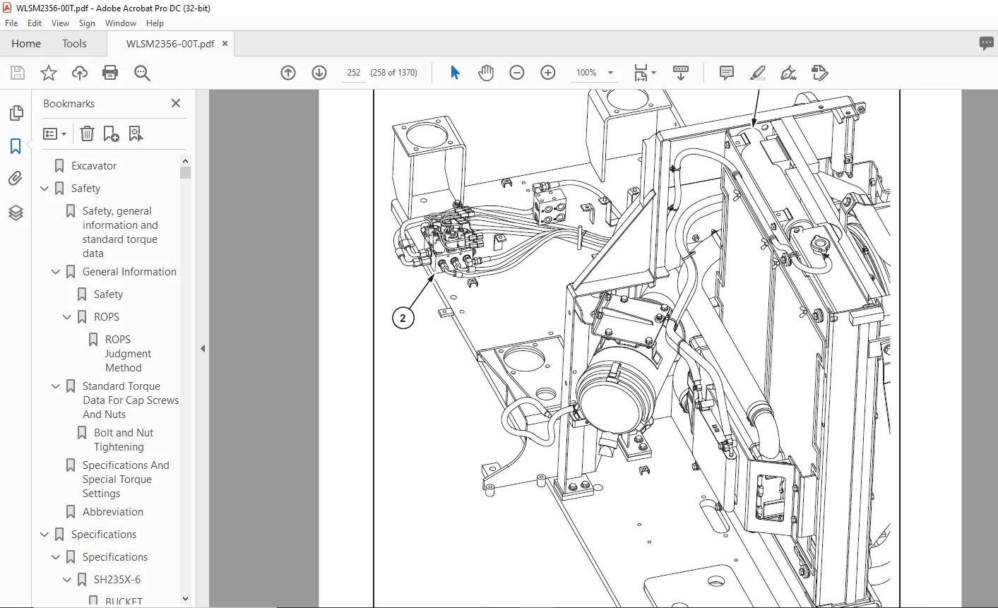 Sumitomo SH235X-6 Excavator Service Manual WLSM2356-00T - PDF DOWNLOAD - Image 3