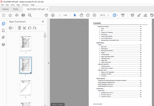 Sumitomo SH300-5 Excavator Service Text Manual WLST3005-00T - PDF ...