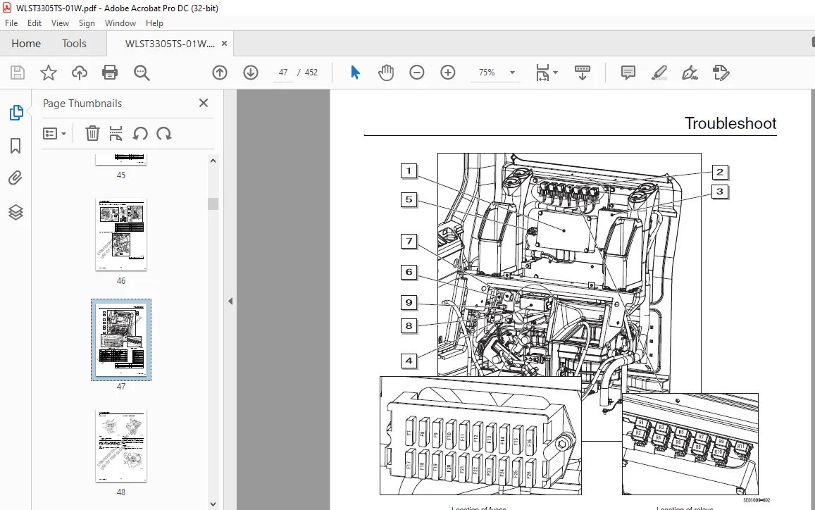 Sumitomo SH350LC-5 SH370LHD-5 Hydraulic Excavator Troubleshooting Manual WLST3305TS-01W - Image 2