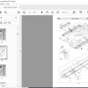 Sumitomo SH700LHD-5 Hydraulic Excavator Parts Manual WCL7005-0T - PDF DOWNLOAD