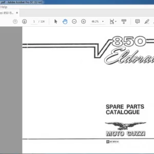 1972 Moto Guzzi 850 Eldorado Spare Parts Catalogue Manual - PDF DOWNLOAD