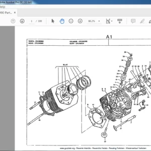 1990 Moto Guzzi 1000 GT Part List Manual - PDF DOWNLOAD