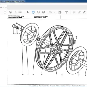 1990 Moto Guzzi 1000GT Parts List Manual - PDF DOWNLOAD